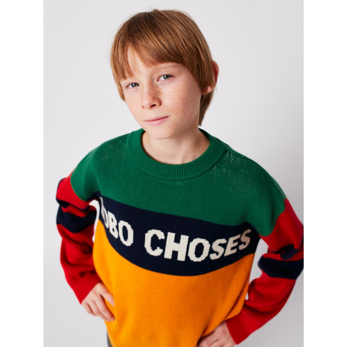 Bobo Choses Multicolor Färg Block Jumper
