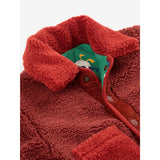 Bobo Choses Green La Oca All Över Vändbar Sheepskin Jacka