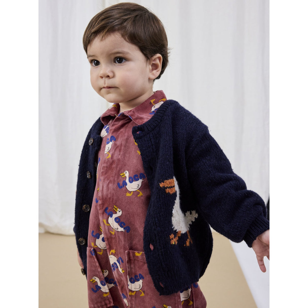 Bobo Choses Brown La Oca All Över Woven Overall