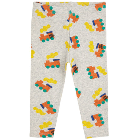 Bobo Choses Light Heather Grey Bobo Choo Choo All Över Leggings