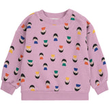 Bobo Choses Lavender Game Pawns All Över Sweatshirt