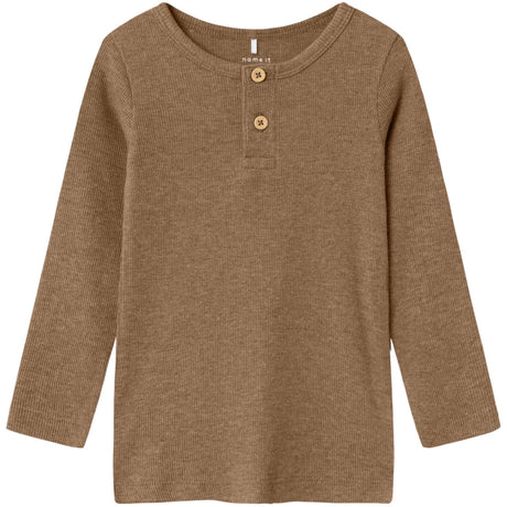 Name It Toasted Coconut Melange Nmmkab Ls Topp Noos