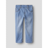 Name It Light Blue Denim Nmfsalli Slim Dnm Leggings 5357-To Noos