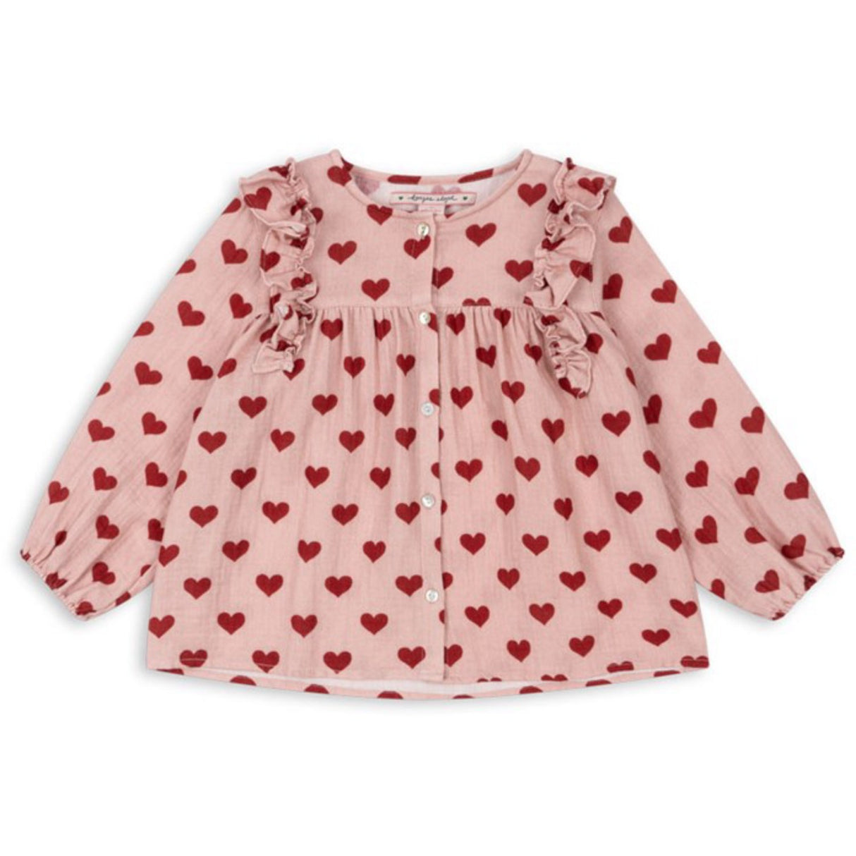 Konges Sløjd Amour Mellow Coco Frill Skjorta GOTS