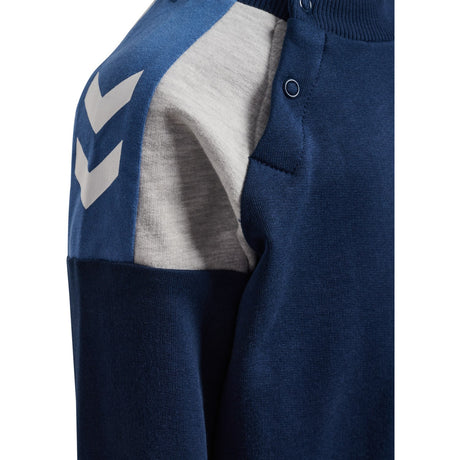 Hummel Dress Blues Mini Reg Block Sweatshirt
