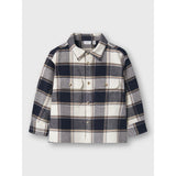 Name It Navy Blazer Nmmtamol Os Ls Skjorta