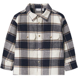 Name It Navy Blazer Nmmtamol Os Ls Skjorta