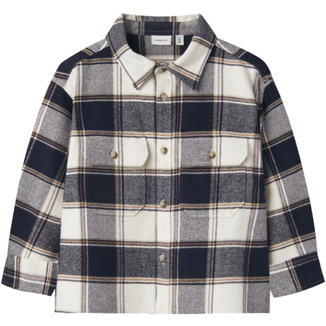 Name It Navy Blazer Nmmtamol Os Ls Skjorta