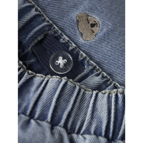 Name It Medium Blue Denim Nbmben Baggy R Emb Jeans 4816-Yb B