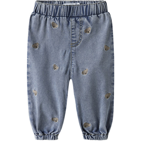 Name It Medium Blue Denim Nbmben Baggy R Emb Jeans 4816-Yb B