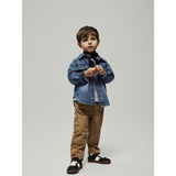 Name It Medium Blue Denim Nmmblue Oz Dnm Ls Skjorta 6677-Ov B