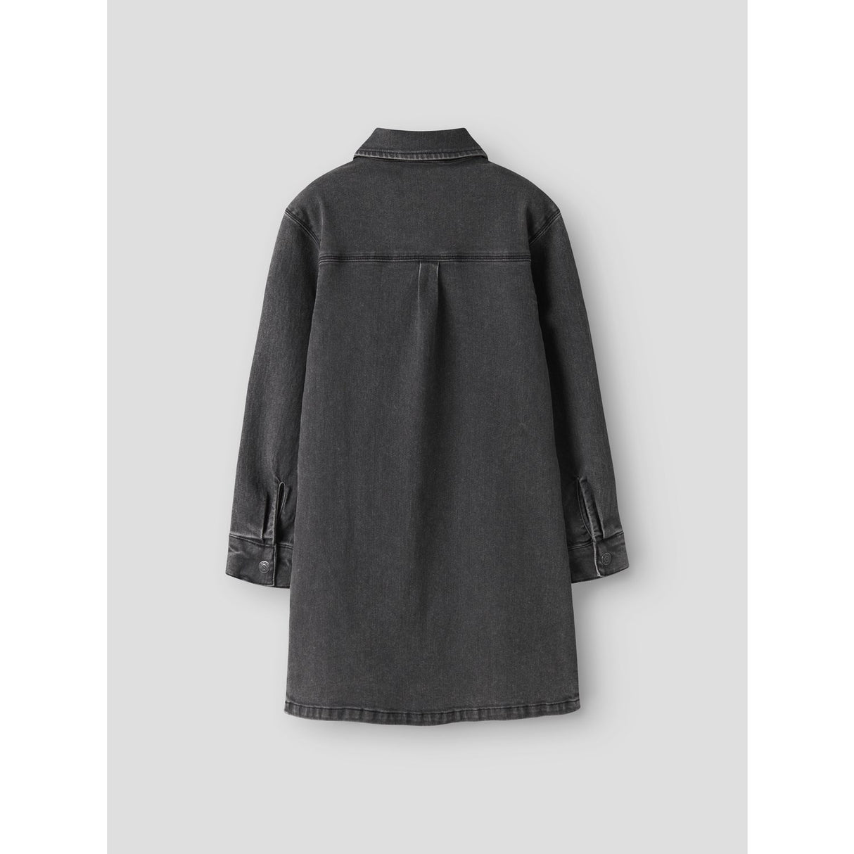 Name It Medium Grey Denim Nkfjeannie Ls Dnm Klänning 2133-Ft B