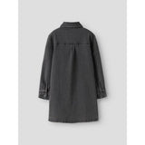 Name It Medium Grey Denim Nkfjeannie Ls Dnm Klänning 2133-Ft B