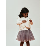 Name It Lavender Gray Silver Foil Nmfterana Tyll Kjol