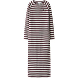 Name It Oxblood Red Nkftala Ls Maxi Slim Klänning