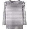 Name It Lavender Gray Cloud Dancer Nmftaias Ls Slim Topp