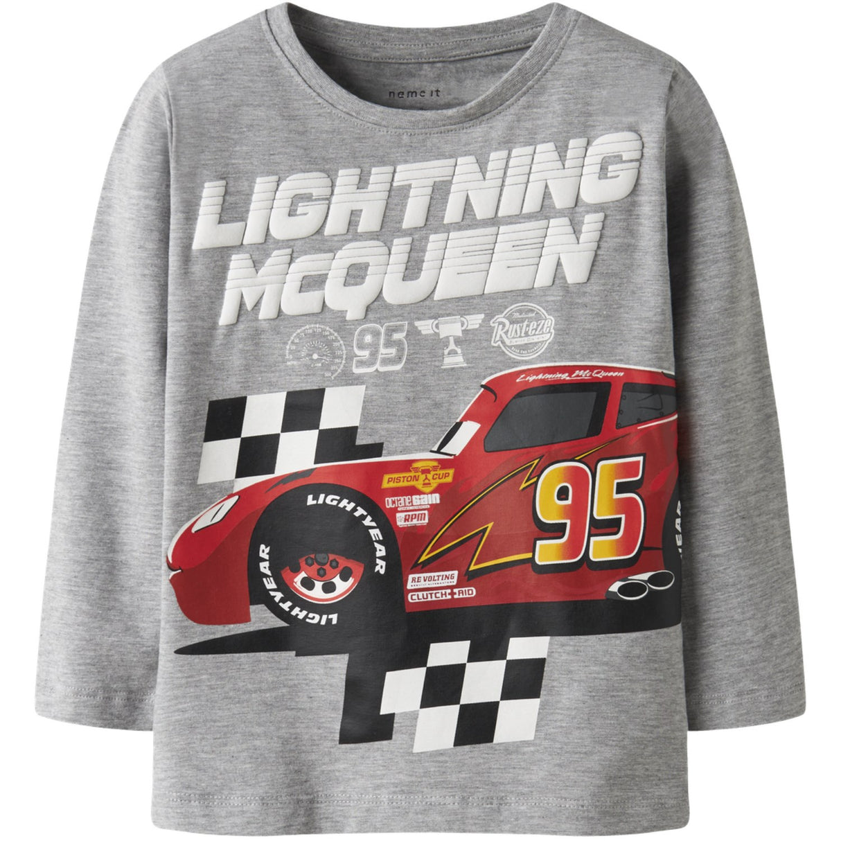 Name It Grey Melange Nmmdraco Cars Ls Nreg Topp Box Wdi