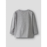Name It Grey Melange Nmmdeep Spider Ls Nreg Topp Box Noos Mar