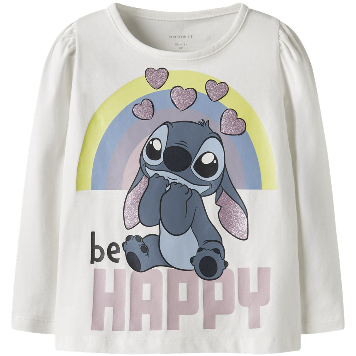 Name It Cloud Dancer Nmfdiana Stitch Ls Topp Box Noos Wdi