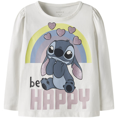 Name It Cloud Dancer Nmfdiana Stitch Ls Topp Box Noos Wdi