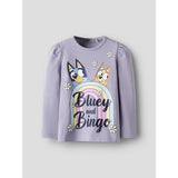 Name It Lavender Gray Nmfjessie Bluey Ls Topp Box Noos Sky