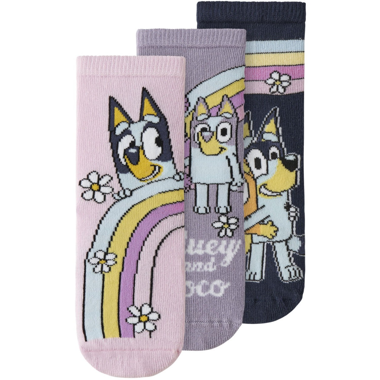 Name It Pirouette Nmfjensia Bluey 3P Strumpor Sky