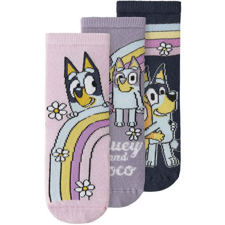 Name It Pirouette Nmfjensia Bluey 3P Strumpor Sky