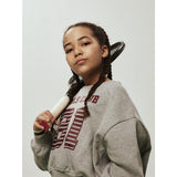 Name It Grey Melange Nkftaya Ls Rlx Kort Sweat Bru Box