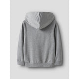 Name It Grey Melange Nkmdeep Bod Nreg Sweat Wh Bru Sky
