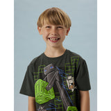 Name It Urban Chic Nkmjuke Minecraft Ss Nreg Topp Box Bfu