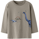 Name It Vintage Khaki Nmmbart Ls Nreg Topp Box