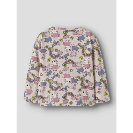 Name It Peyote Melange Nmfdarsy Peppa Ls Nreg Topp Cplg