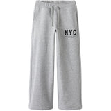 Name It Grey Melange Nkfbelisso Wide Sweat Byxor Unb