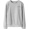 Name It Light Grey Melange Nkftilde Ls Nreg Sweat Topp Unb Pb