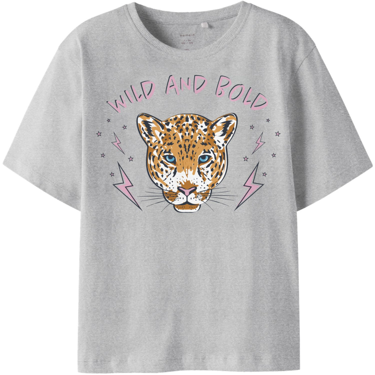 Name It Light Grey Melange Nkfbenna Ss Nreg Topp Box Pb