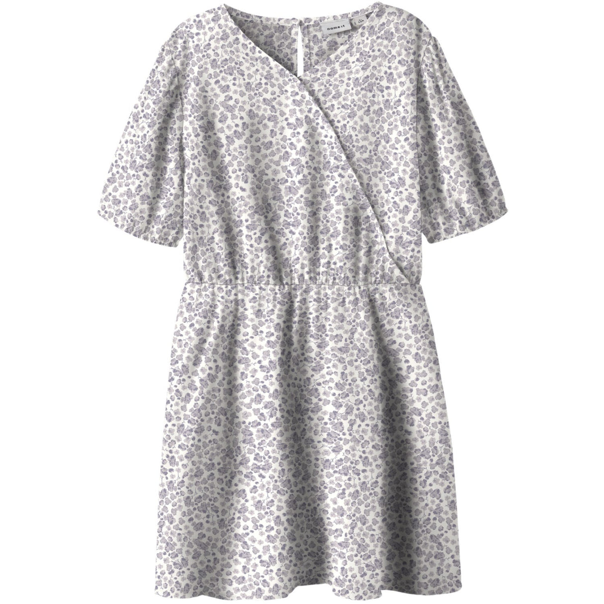 Name It Cloud Dancer Nkffany Ss Omlott Klänning Pb
