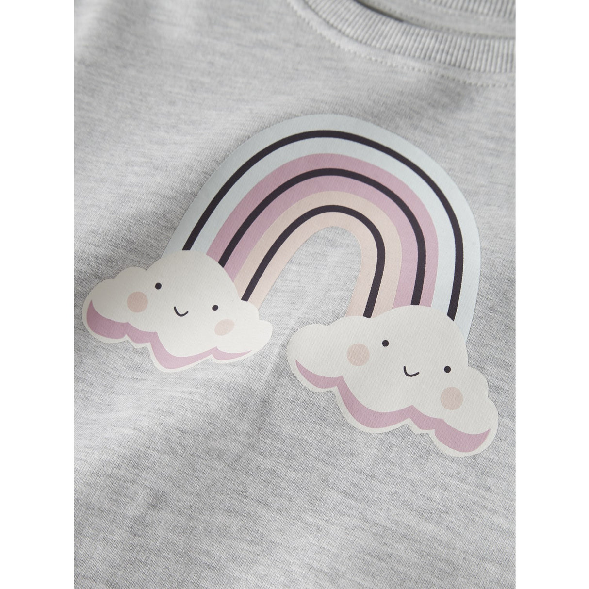 Name It Light Grey Melange Nmfbissine Ls Nreg Swe Unb Box Pb