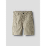 Name It Aluminium Nkmryan Straight Cargo Shorts 1060-Dn Tb