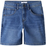 Name It Medium Blue Denim Nkmryan St Dnm Shorts 1080-Dt Tb