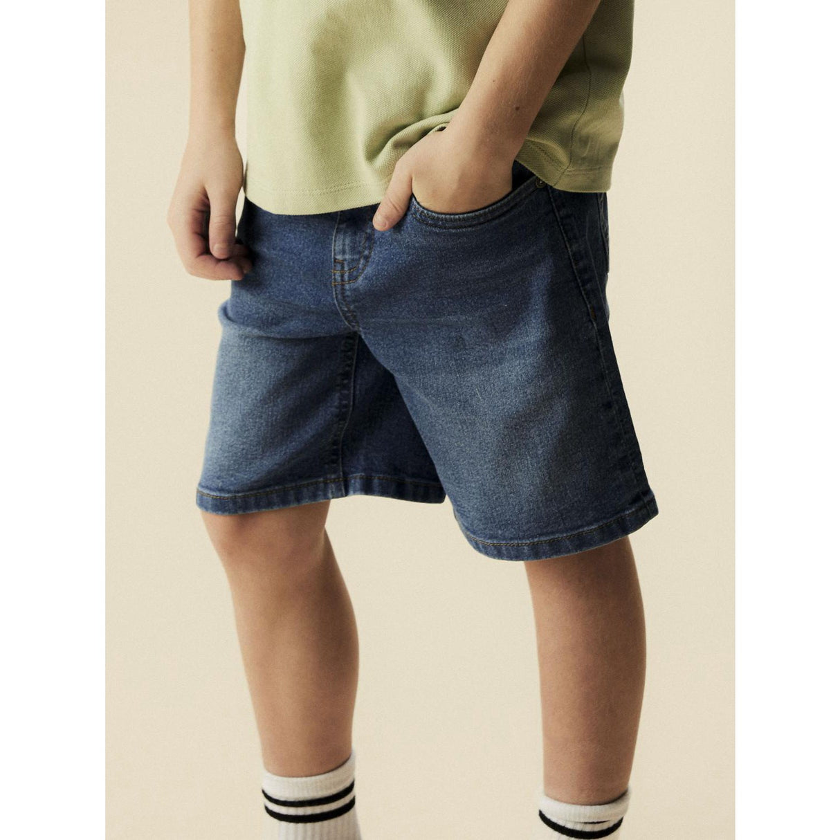 Name It Medium Blue Denim Nkmryan St Dnm Shorts 1080-Dt Tb