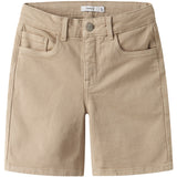 Name It Irish Cream Nkmryan Straight Twi Shorts 1081-Bk Noos