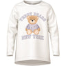 Name It Cloud Dancer Teddy Bear Nmfviolet Ls Loose Topp