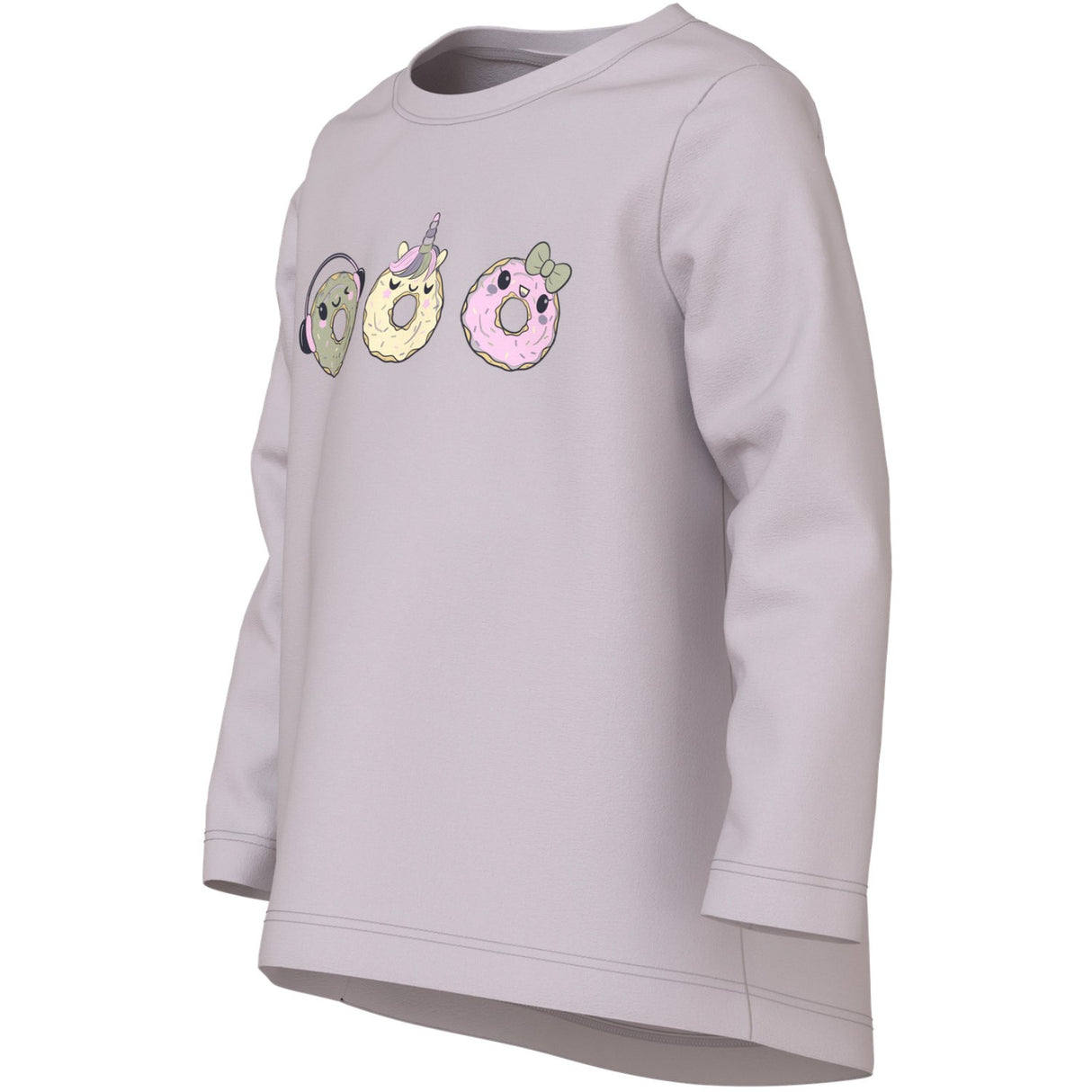 Name It Lilac Marble Donuts Nmfviolet Ls Loose Topp