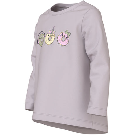 Name It Lilac Marble Donuts Nmfviolet Ls Loose Topp