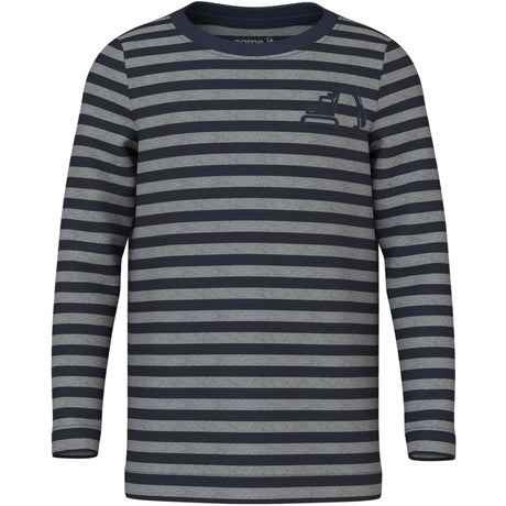 Name It Navy Blazer Excavator Nmmvilly Ls Slim Topp