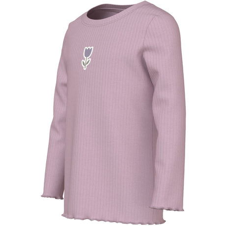 Name It Dawn Pink Tulip Nmfvemma Ls Slim Topp