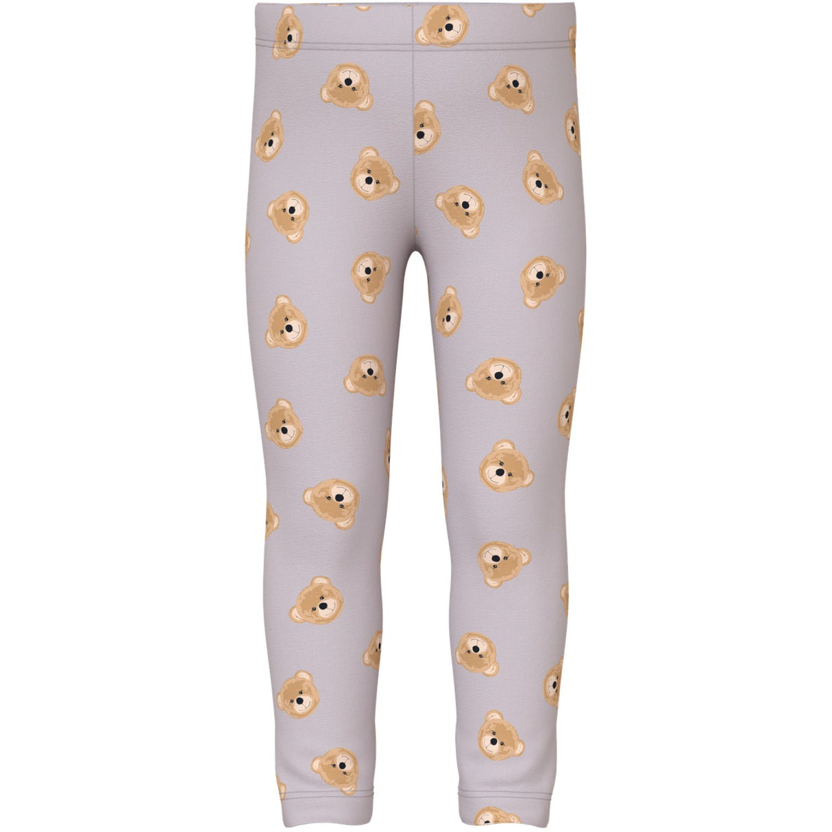 Name It Lilac Marble Teddy Bears Nmfvivian Aop Leggings