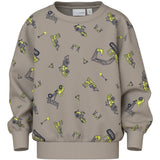 Name It Vintage Khaki Excavator Nmmvildar Ls Nreg Sweat Unb