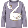 Name It Lavender Gray Swan Princess Nmfvaliane Ls Nreg Topp