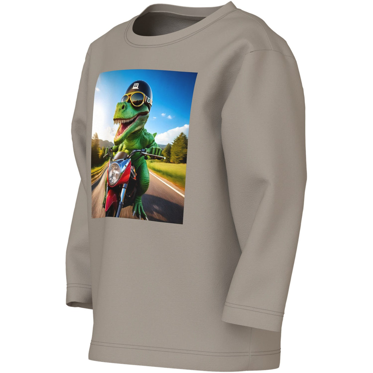 Name It Vintage Khaki Dino Motorcycle Nmmvoto Ls Nreg Topp